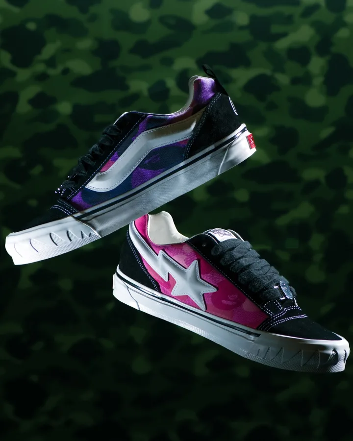 카모를 입은 뉴스쿨. VANS × BAPE®